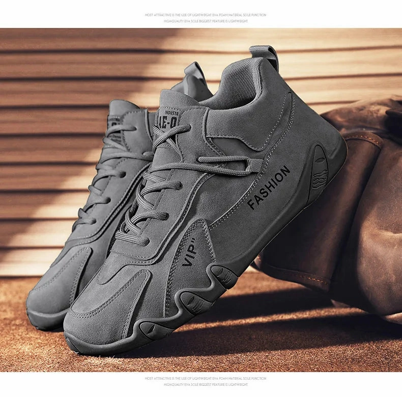 Benefits Of Hiking Shoes Men's outdoor sports hiking shoes four season new anti slip comfort work shoes fashion youth casual trendy shoes male's sneakers