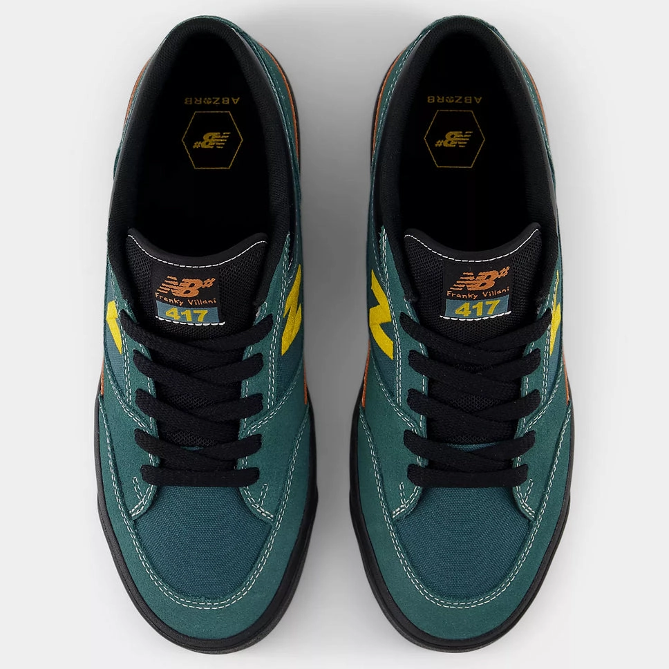 New Balance Numeric Franky Villani 417 Low Spruce Shoes Fat Tongue Skate