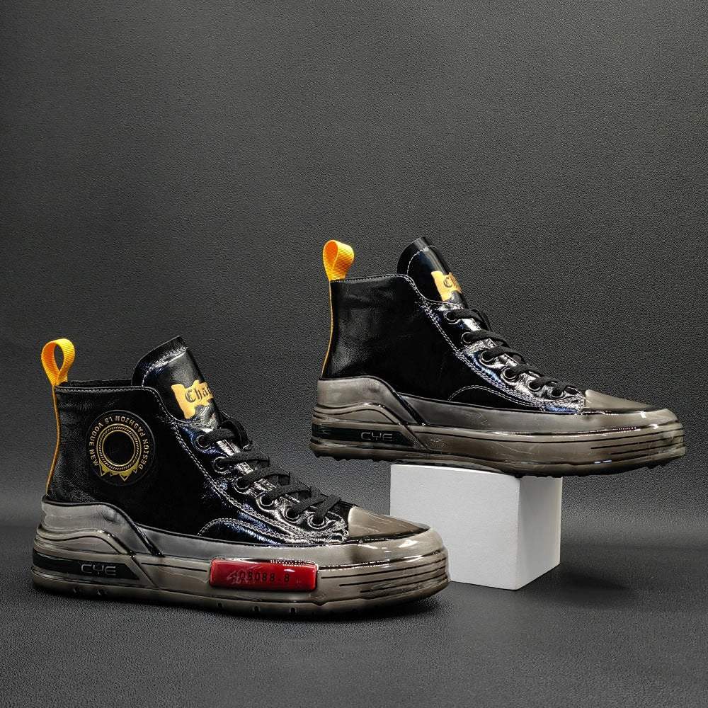 Mizuno Wave Lightning Rx2 Volleyball Shoes Men Fashion Glossy Leather Ankle Sneakers