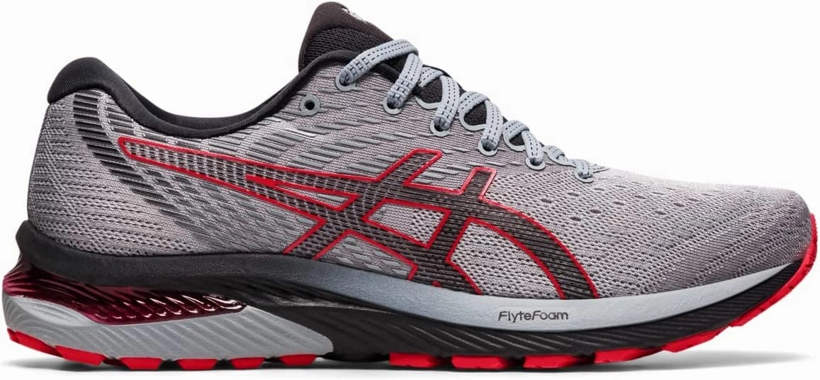 Men's Asics Gel-Cumulus 22, Piedmont Grey/Black, 10 D Medium Compare Saucony And Asics Running Shoes