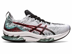 Walking Asics Shoes Men's Asics Gel-Kinsei Blast, White/Black, 12.5 D Medium