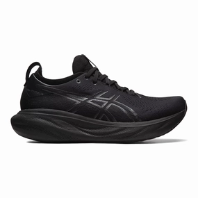 Shoes And Sox Asics Men's Asics Gel-Nimbus 25, Black/Black, 13.5 D Medium