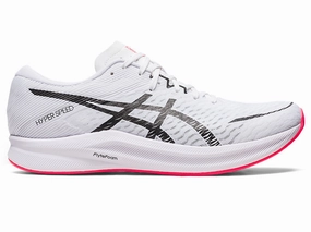 Asics Gt-1000 4 Running Shoe Men's Asics Hyper Speed 3, White/Black, 9.5 D Medium