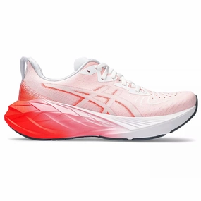 Asics Training Shoes India Men's Asics Novablast 4, White/Sunrise Red, 7.5 D Medium