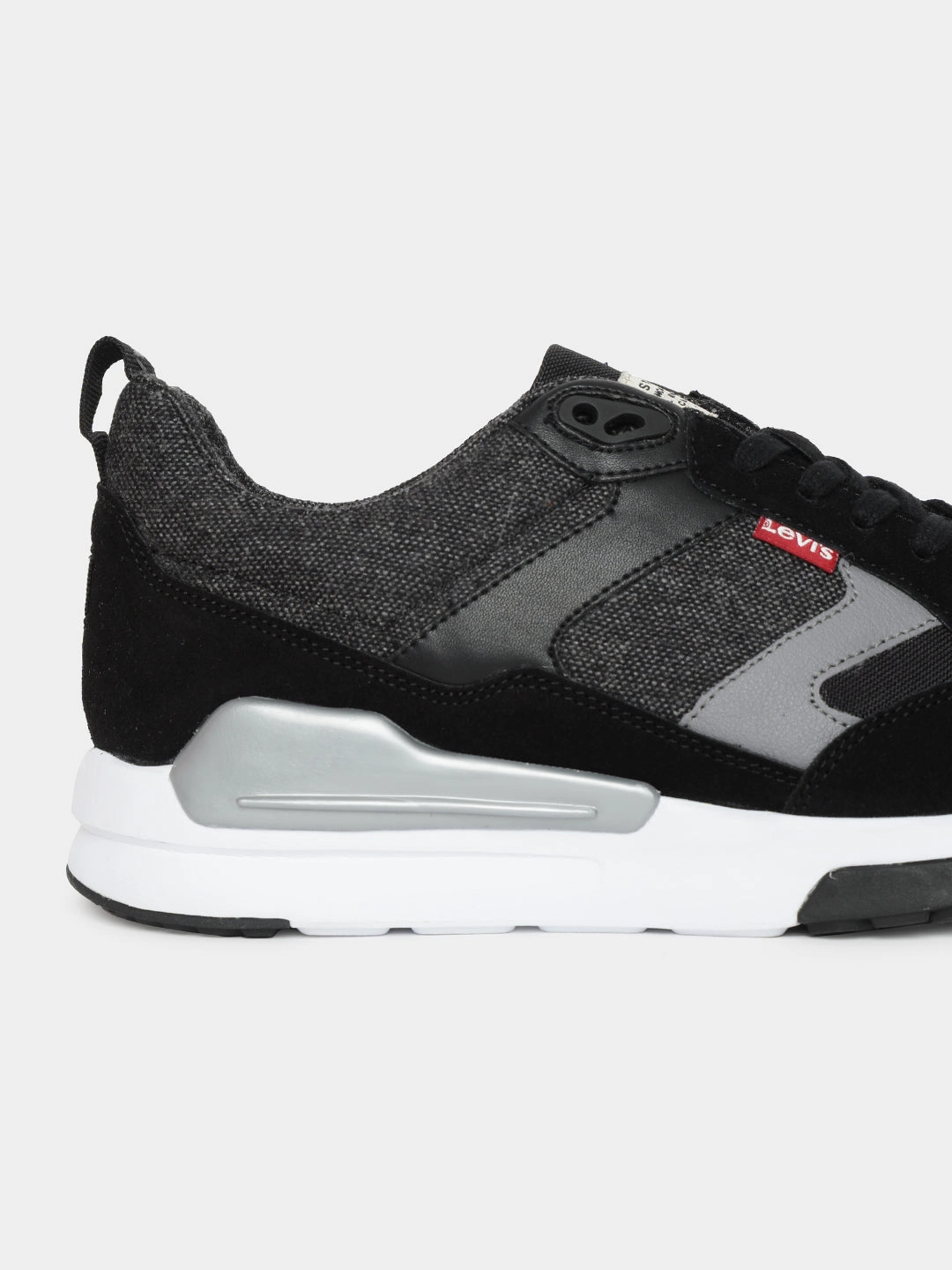 Men's Black and Grey Colorblock Shoes Dress Shoes That Feel Like Sneakers