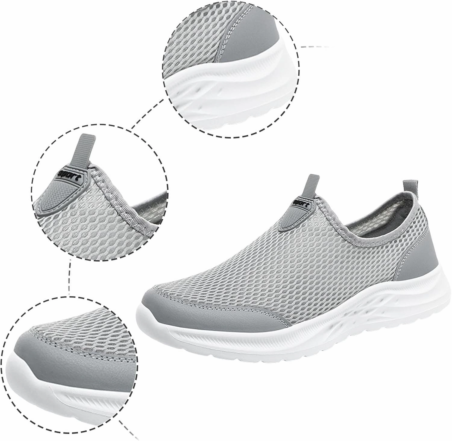 Lifestyle Sneakers Men's Fashion Sneakers Men's Shoes Walking Shoe for Men Slip on Shoe for Men Lightweight Athletic Gym Sneaker