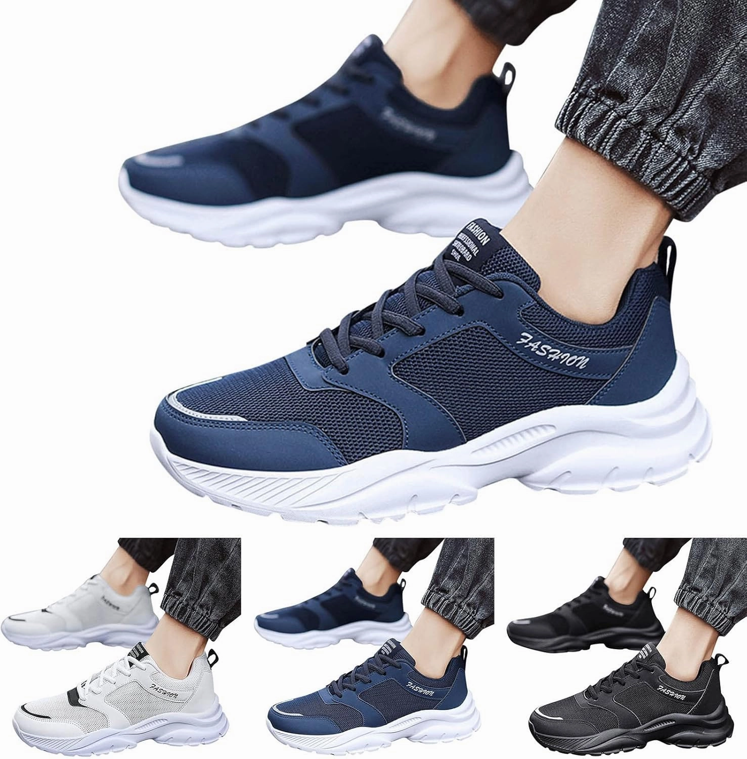 Sneakers For Overpronators Men's Fashion Sneakers Men's Sneakers Walking Shoe for Men Shoe for Men Lightweight Breathable Sneaker