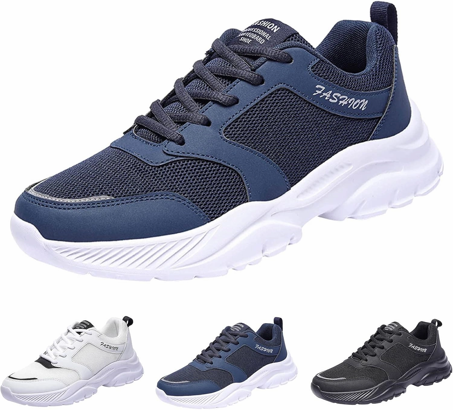 Men's Fashion Sneakers Men's Sneakers Walking Shoe for Men Shoe for Men Lightweight Breathable Sneaker Best Sneakers For Winter