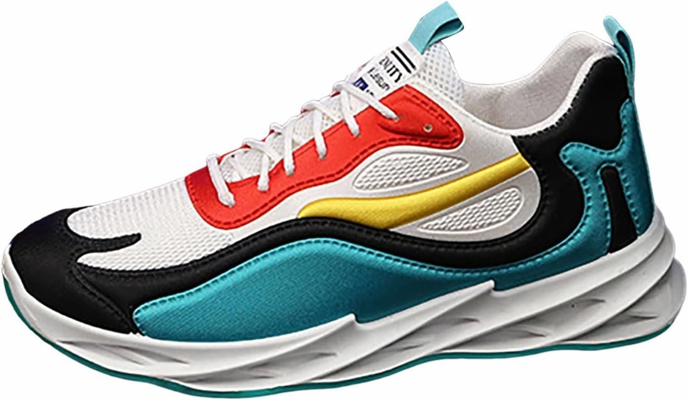 Men's Fashion Sneakers Mens Athletic Shoes Slip on Shoe for Men Tennis Shoe for Men Sport Mesh Sneaker Athletic Sneakers Shoes