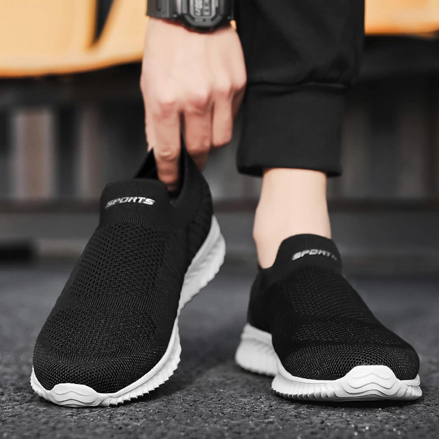 Men's Fashion Sneakers Mens Athletic Shoes Slip on Shoe for Men Tennis Shoe for Men Sport Running Trail Sneaker 2000s Sneakers