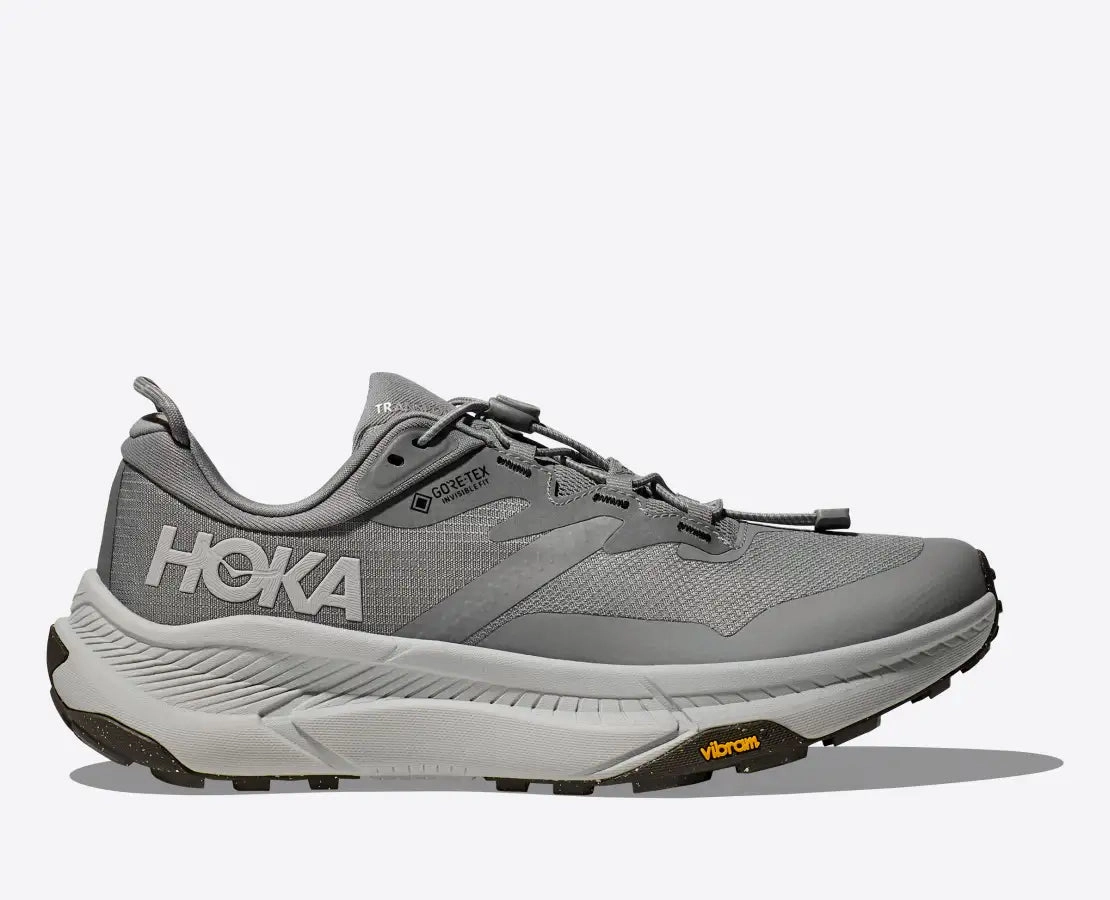 Men's HOKA Transport GTX Everyday Shoe in Galactic Grey | Stardust X Low Hiking Shoes