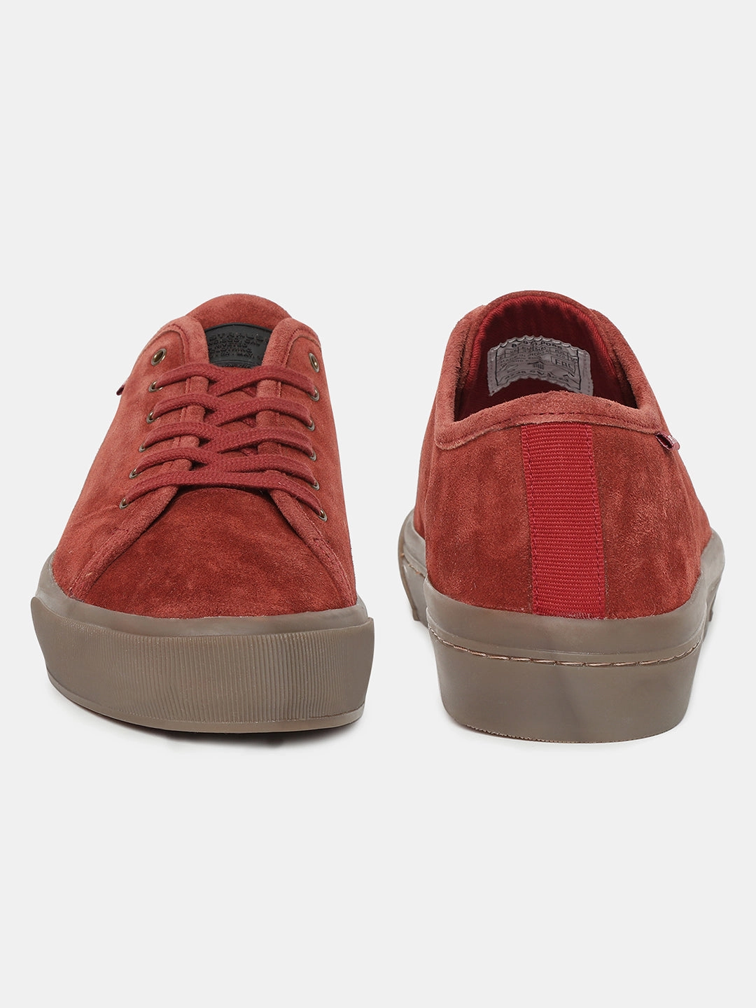 Men's Maroon Solid Shoes Sneakers Size 6.5