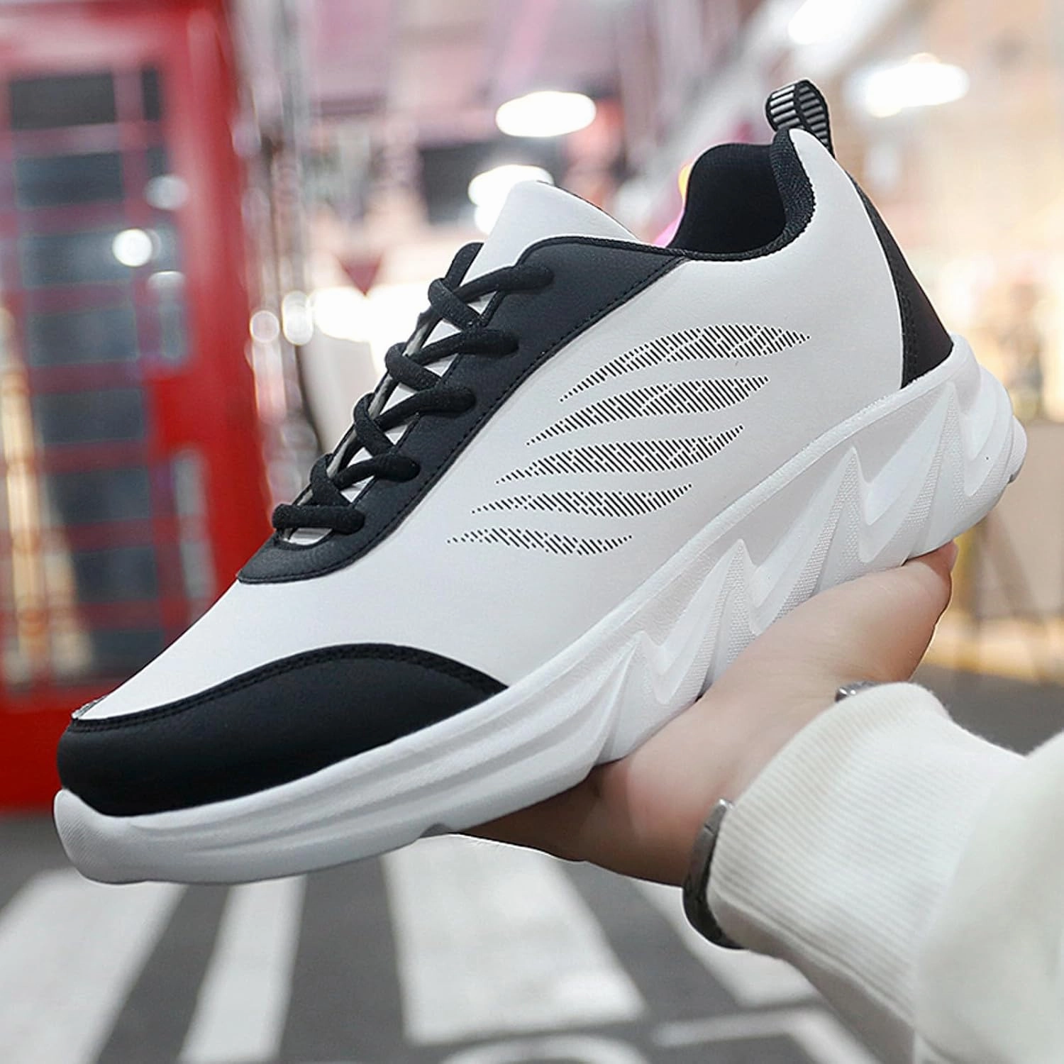 Espadrille Sneakers Men's Minimalist Barefoot Shoes Lightweight Breathable Slip on Running Shoe Men's Classic Casual Walking Shoes