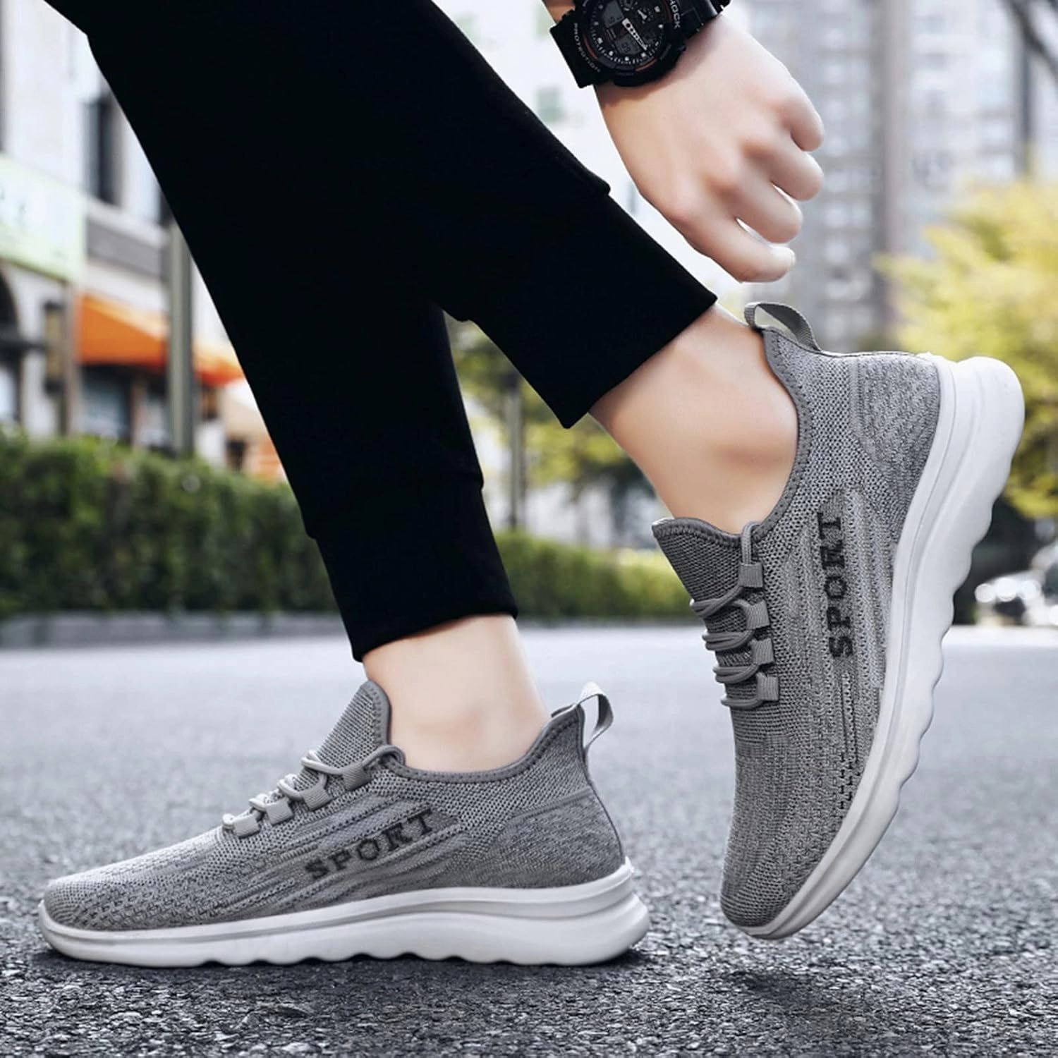 Men's Shoes Mens Slip on Shoes Tennis Shoe for Men Slip on Shoe for Men Sport Casual Sneaker Raffles For Sneakers