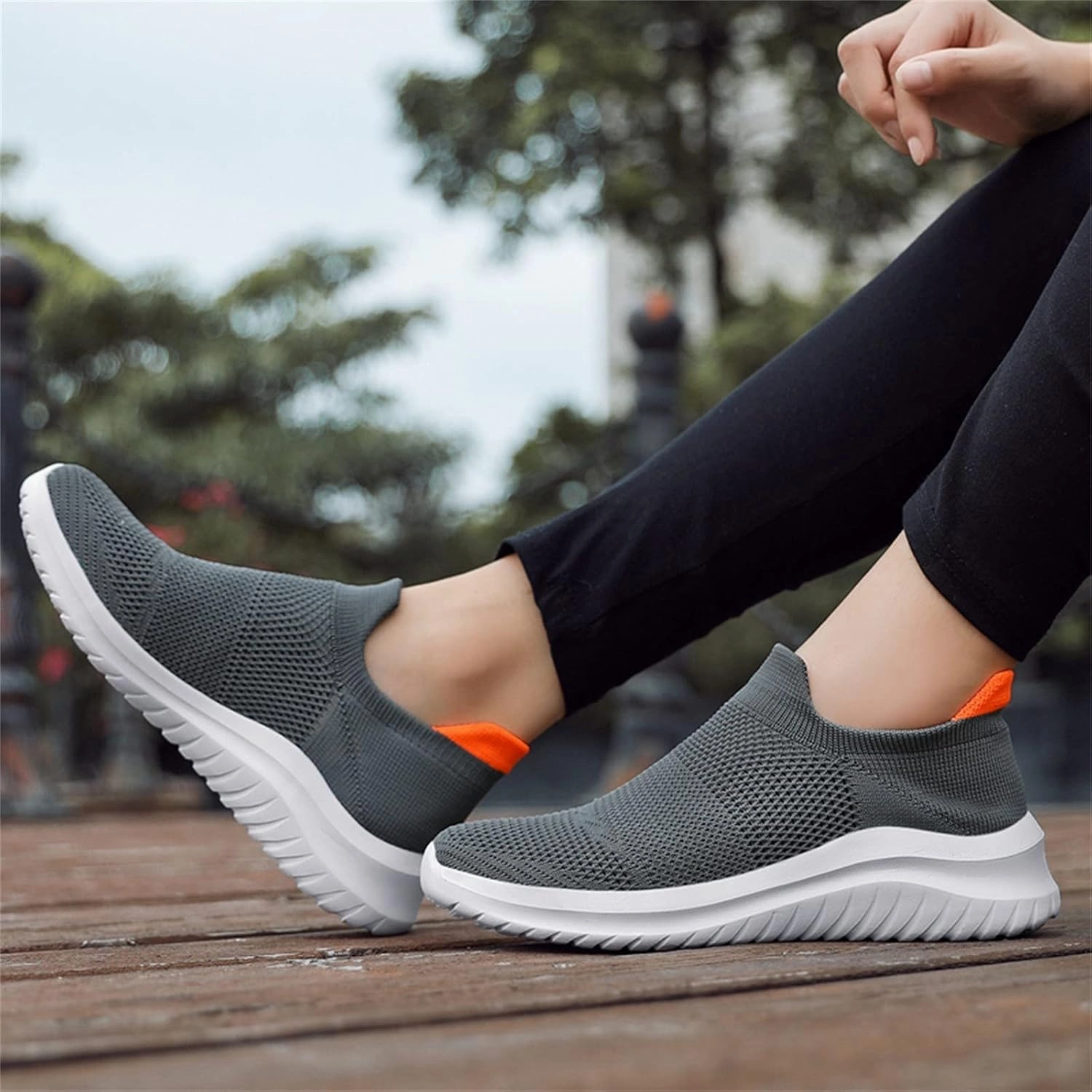 Men's Sneakers Men's Shoes Sneaker for Men Tennis Shoe for Men Breathable Running Trail Sneaker Silver Sneakers Programs