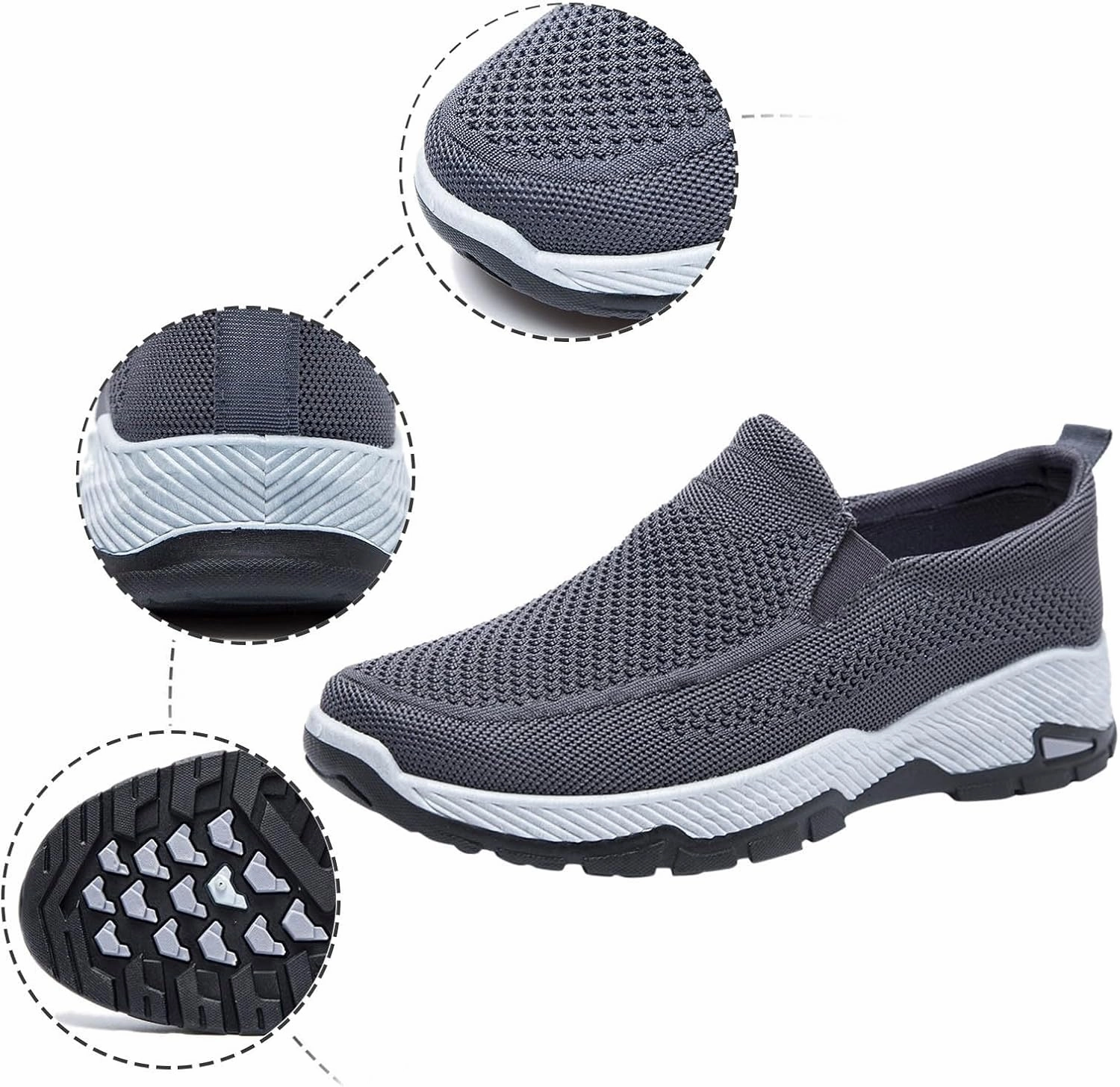 Soho Sneakers Nyc Men's Sneakers Mens Tennis Shoes Slip on Shoe for Men Sneaker for Men Athletic Gym Lightweight Sneaker