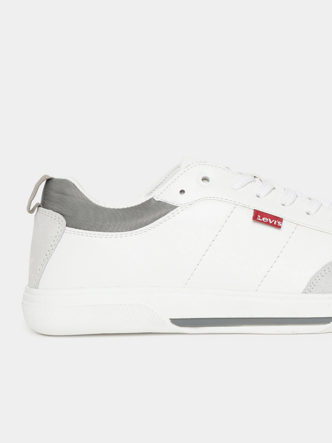 Men's White Solid Shoes Sneakers Near