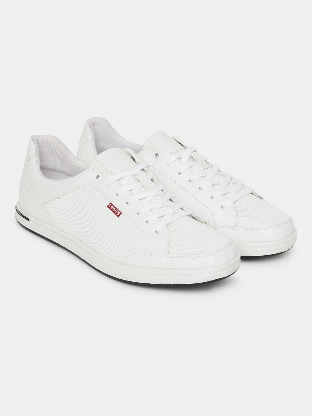 Men's White Solid Shoes Diadora Sneakers