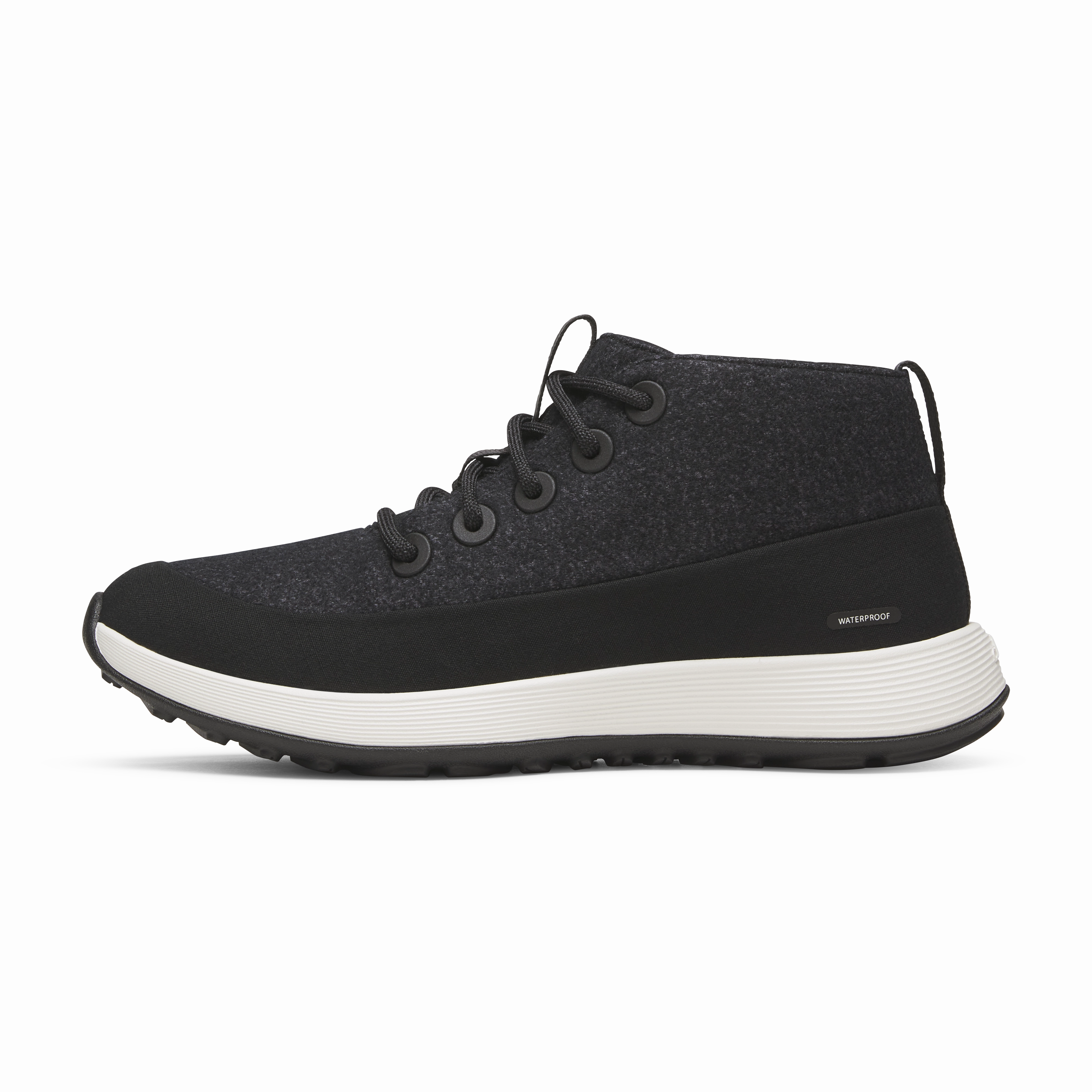 Men's Wool Runner NZ Mid Waterproof - Natural Black (Natural White Sole) Waterproof Spray Target