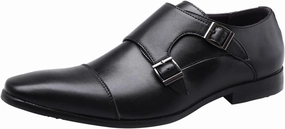 Men Wide Formal Loafers Shoes Mens Shoes Business Leather Shoes Fashion Retro Solid Mens Casual Oxford Shoes Black Small Heel Boots