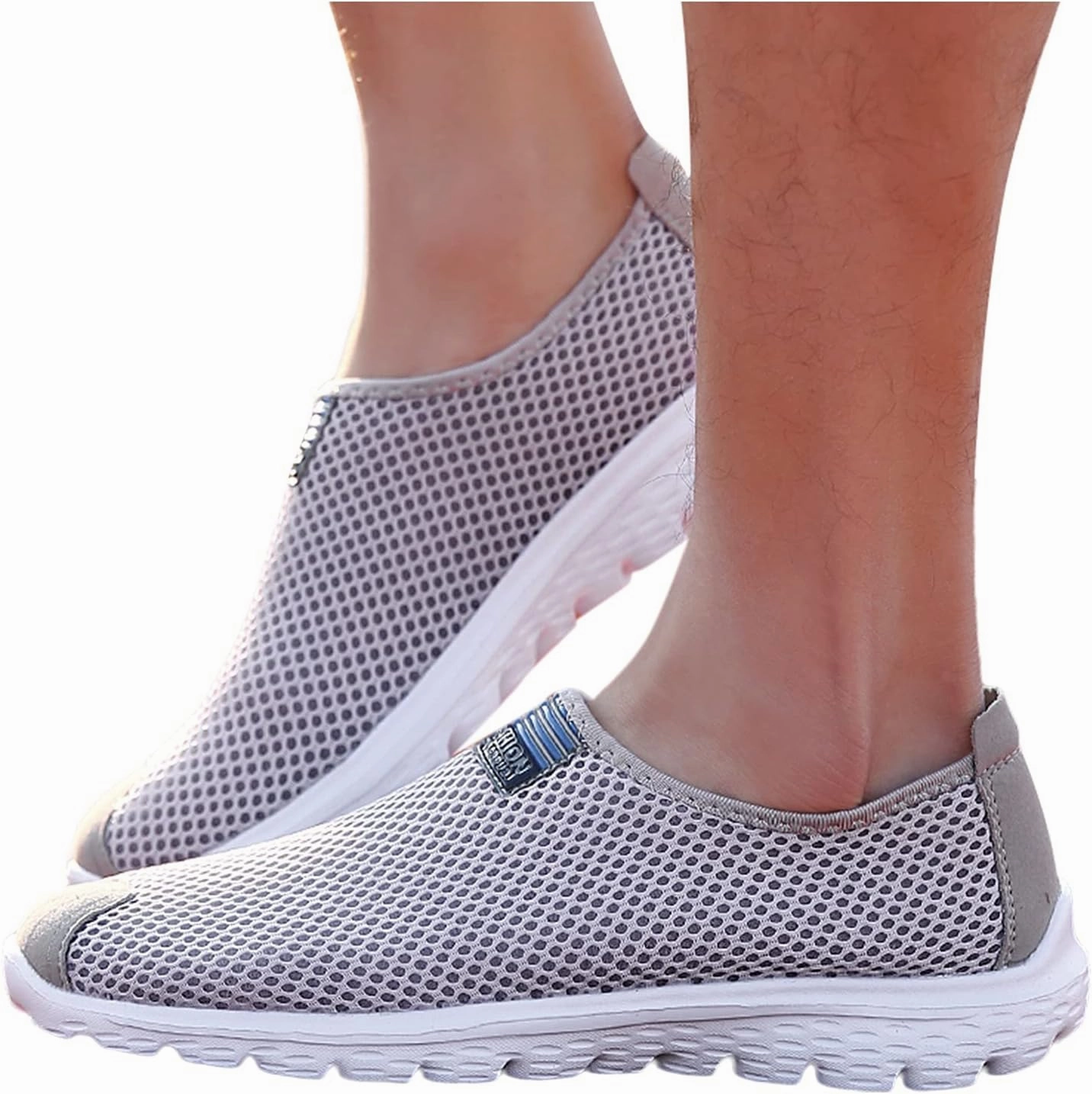 Mens Athletic Shoes Men's Fashion Sneakers Tennis Shoe for Men Slip on Shoe for Men Sport Mesh Sneaker Fashionable Slip-on Sneakers
