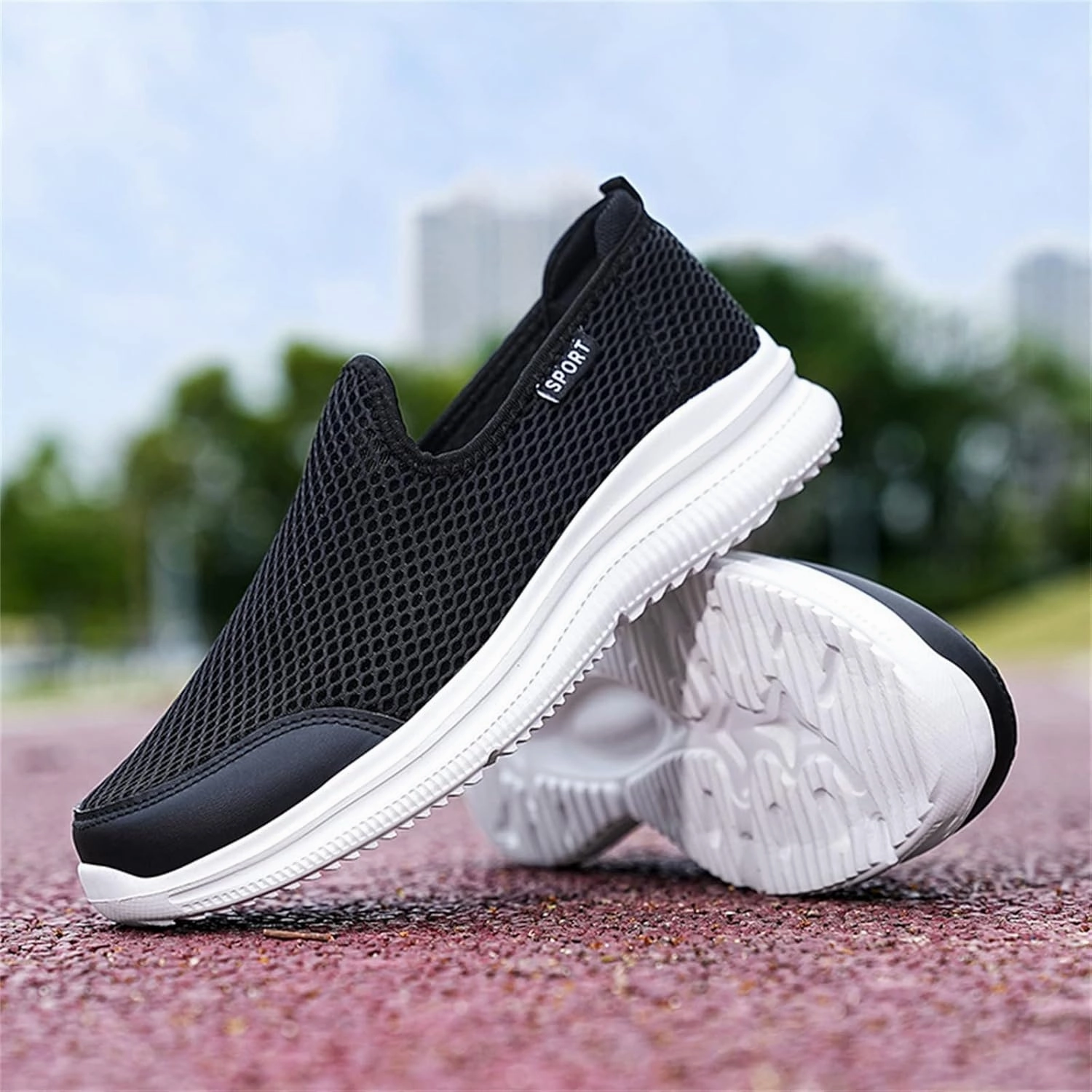 Shop For Sneakers Mens Athletic Shoes Men's Sneakers Slip on Shoe for Men Tennis Shoe for Men Comfortable Breathable Sneaker
