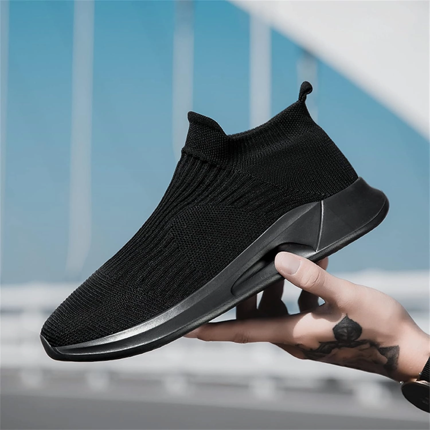 Mens Athletic Shoes Mens Slip on Shoes Walking Shoe for Men Sneaker for Men Mesh Athletic Gym Sneaker Sabrina Sneakers