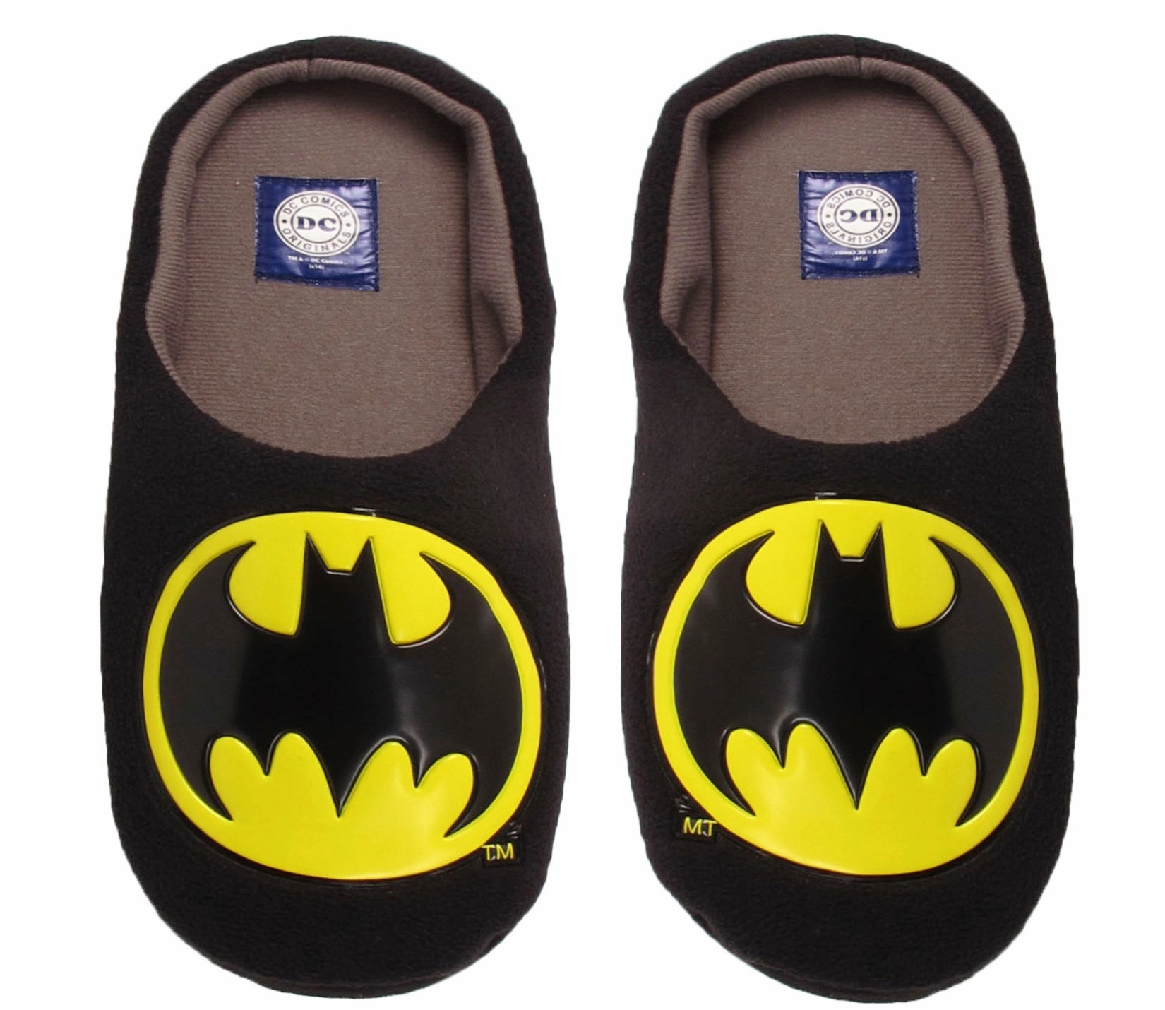 Mens Batman Slippers DC Comics Original Mule Slippers Superhero Novelty Batman Slip On Black Indoor House Shoes Diamond Slippers