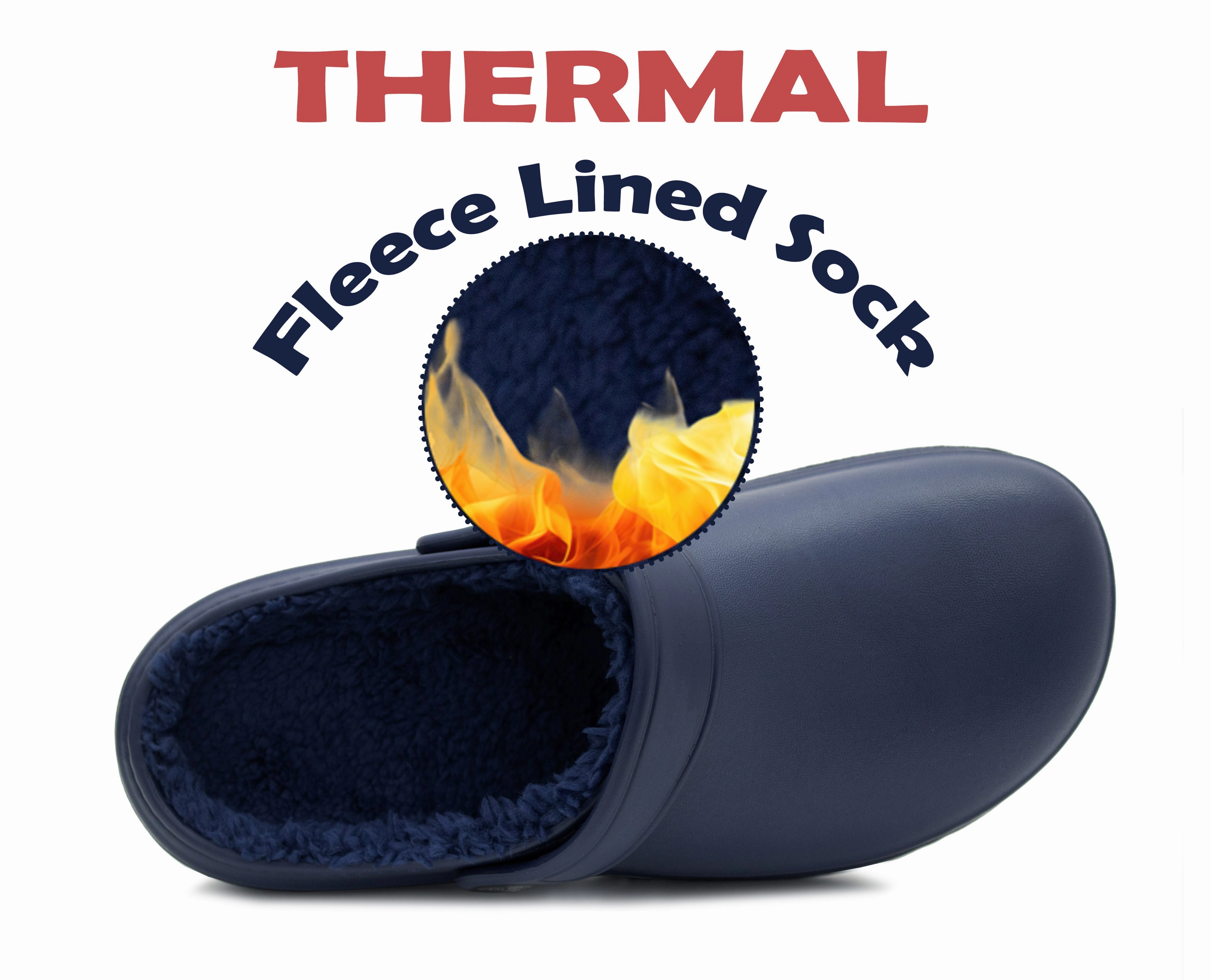 Toddler Squishmallow Slippers Mens Clogs Warm Fleece Lined Navy Thermal Garden Clogs Waterproof Lightweight EVA Adjustable Faux Fur Slippers Hospital House Shoes