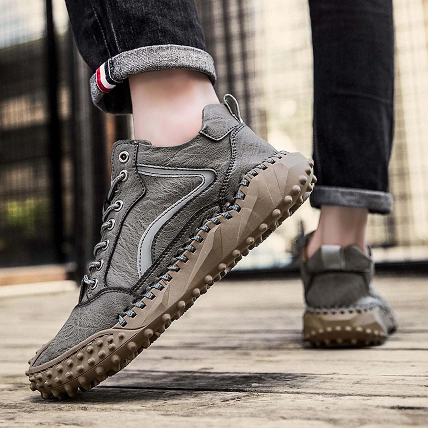 Best Upland Hunting Boots Mens Hiking Shoes, Mens Leather Boots, Slip-Ons Lightweight Comfortable Casual Chukka Boots Mens Fashion Sport Business