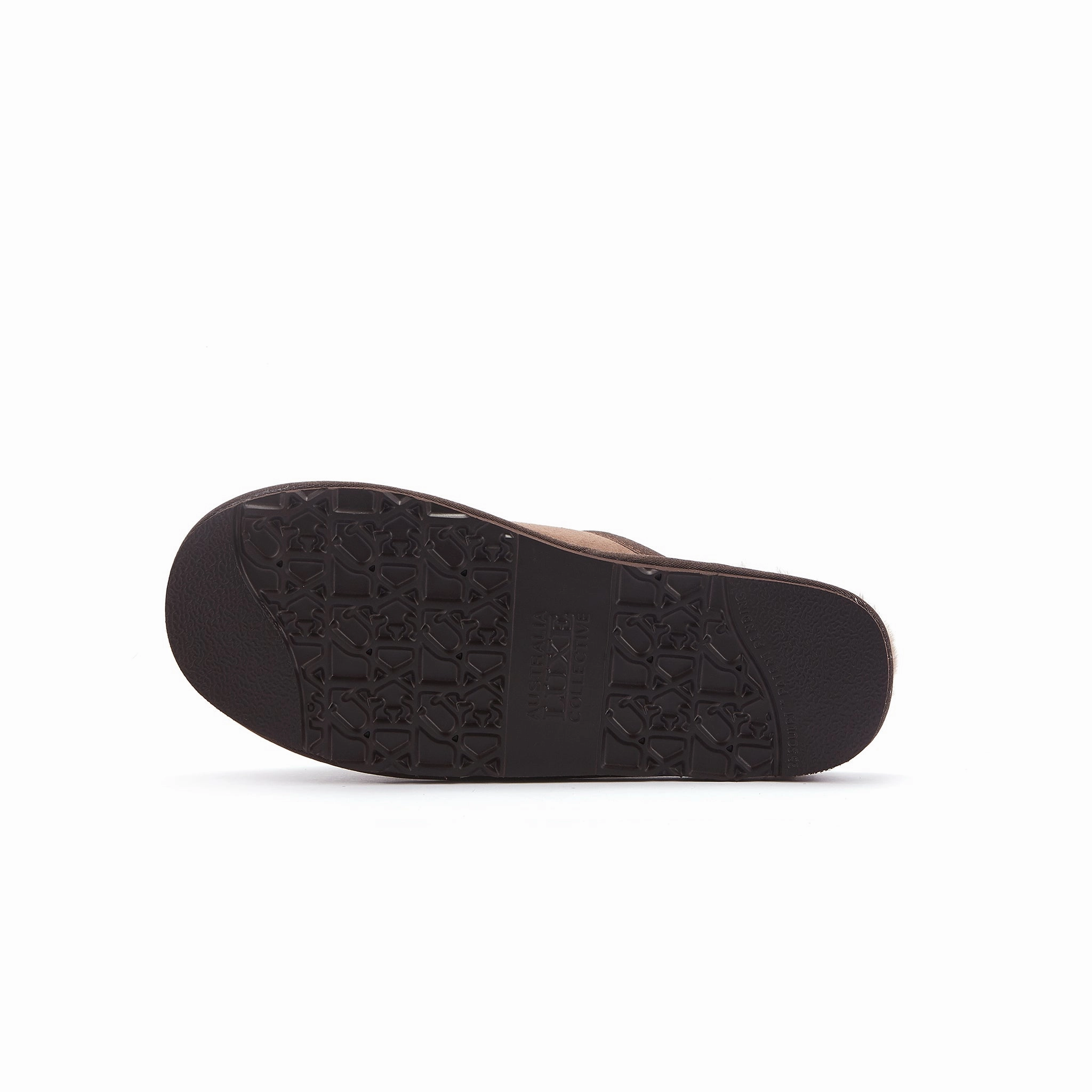 Hospital Slippers MENS MOOL BURNT