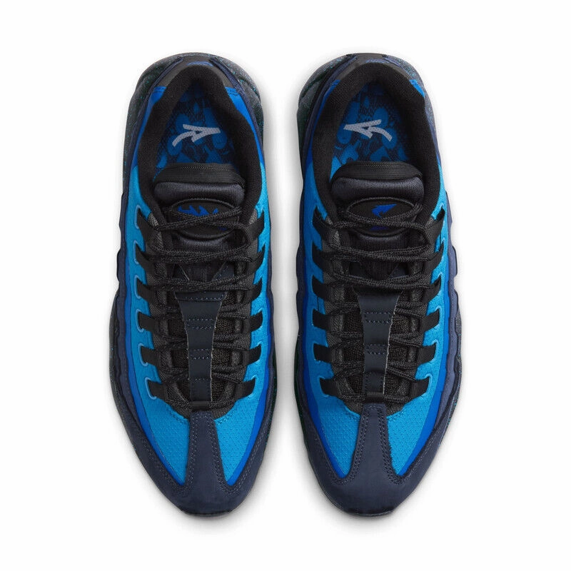 MENS NIKE AIR MAX 95 SP_OBSIDIAN/BLACK-HARBOR BLUE Detroit Lions Nike Shoes
