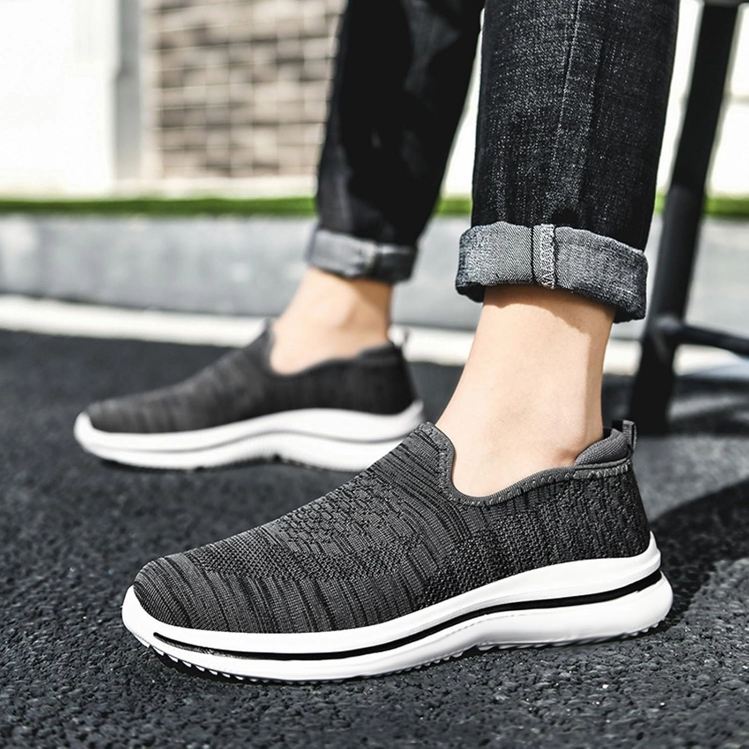 Mens Walking Shoes Men's Shoes Slip on Shoe for Men Tennis Shoe for Men Casual Running Trail Sneaker Sneakers Made In Italy
