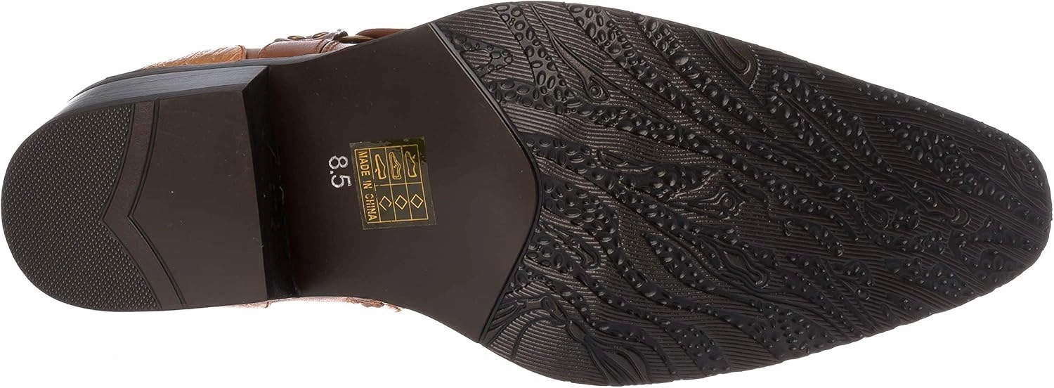 Mens Western Style Cow-Boy Boots Dress-Shoes western11 Trendy Boots