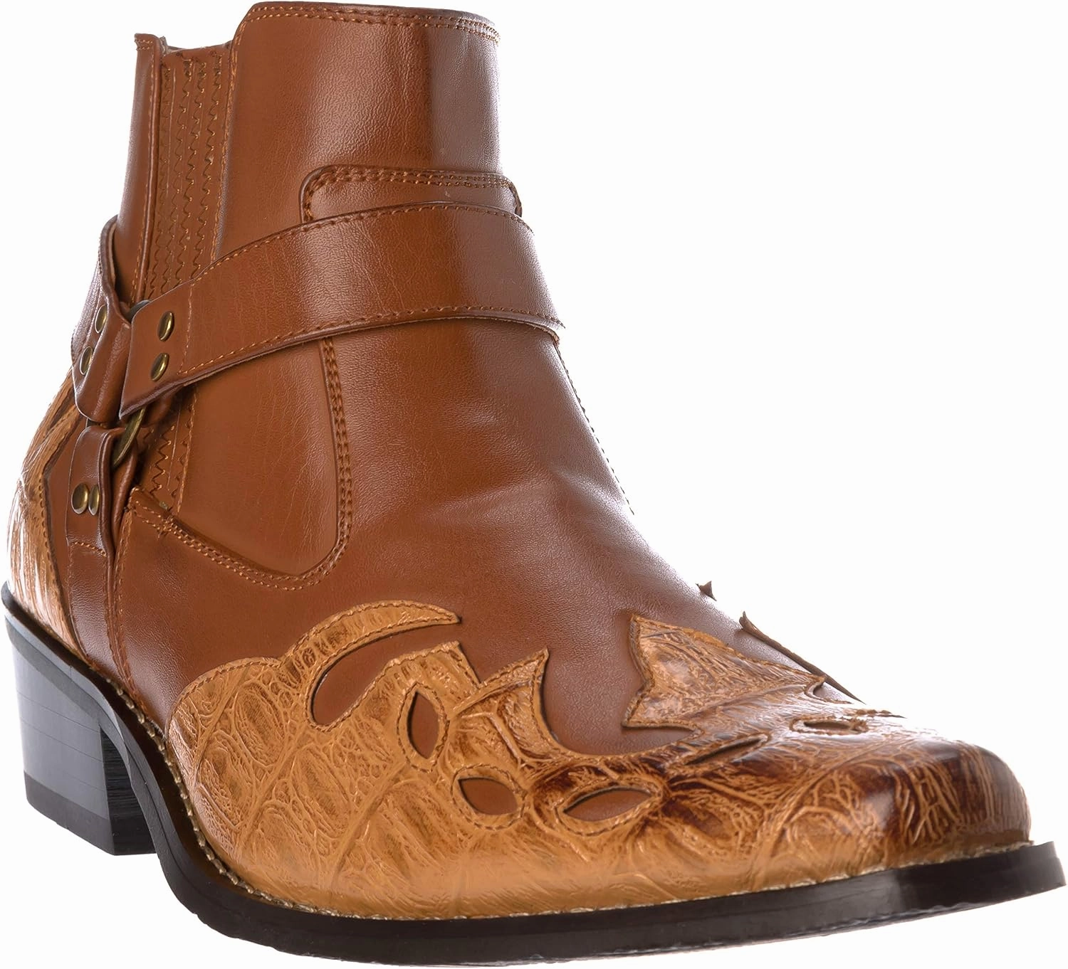 Dog Boots Near Me Mens Western Style Cow-Boy Boots Dress-Shoes western11