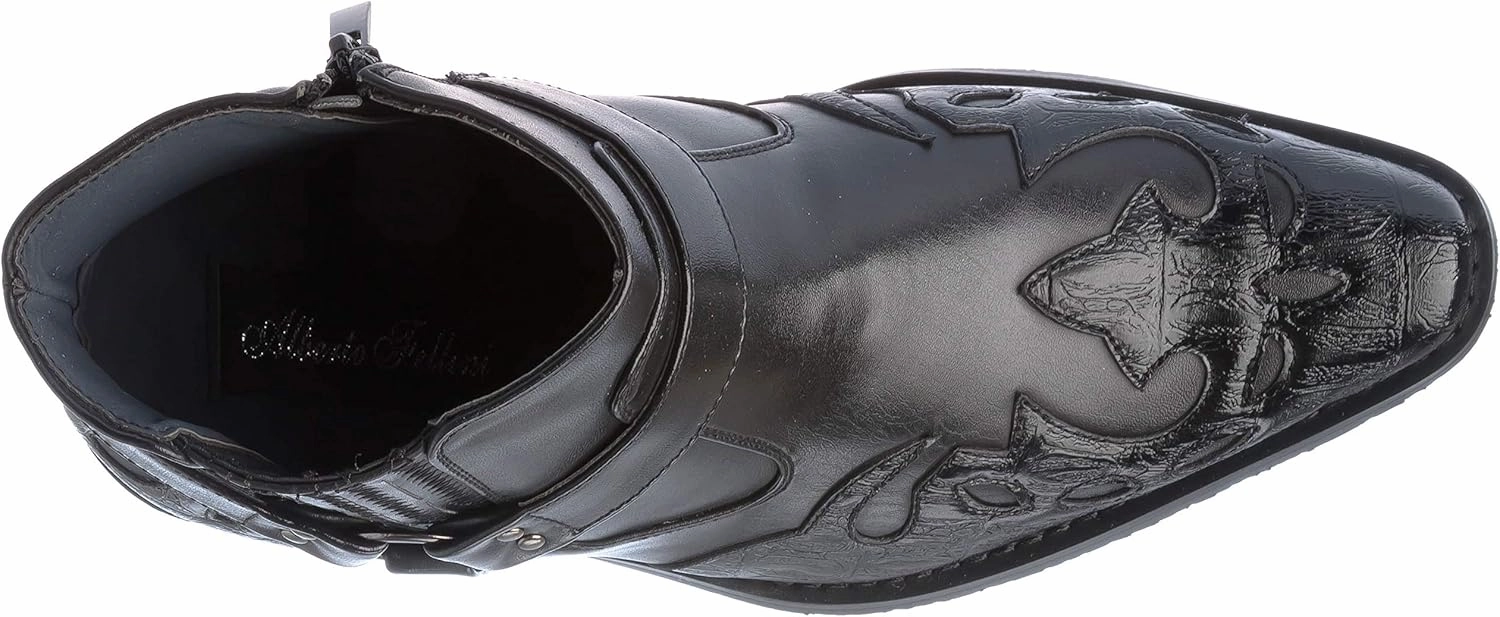 Mens Western Style Cow-Boy Boots Dress-Shoes western11 Chore Boots