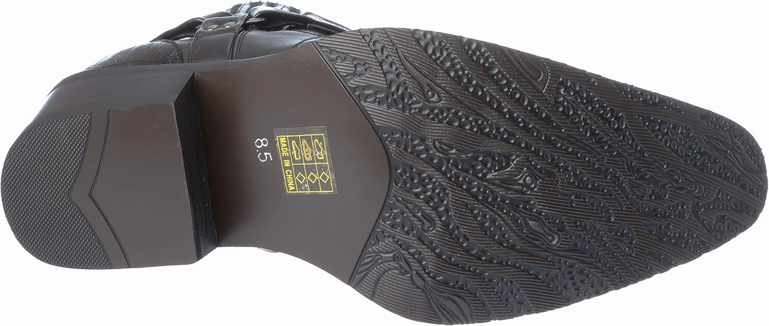 Lizard Boots Mens Western Style Cow-Boy Boots Dress-Shoes western11