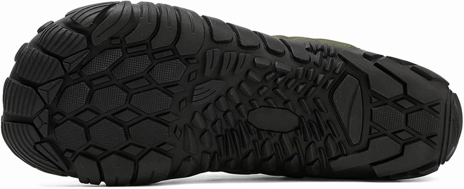 Mens Winter Hiking Boots Slip On Warm Zero Drop Snow Boot Wide Toe Box Lace Up Minimalist Waterproof Shoes Outdoor Walking Running Hiking Five Finger Sneakers Casual Comfortable Ankle Booties Sneakers Puma