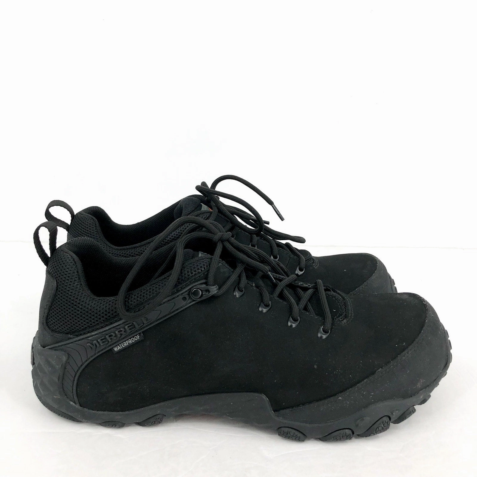 Indoor Climbing Shoes Merrell Mens Chameleon Flux CF Work Sneaker US 11.5 M Black CT Waterproof NIB