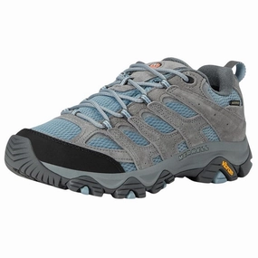 Hiking Shoes Outpulse Merrell Womens Moab 3 Hiking Sneaker US 6.5 EU 37 Blue Grey Suede Waterproof NIB