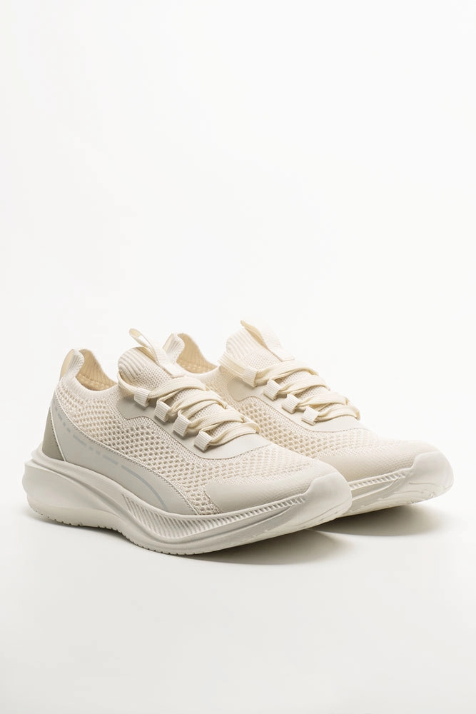 Mesh Lace Up Trainers Natural Veja V10 Sneakers