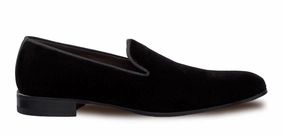 Slip On Wedge Shoe Mezlan Lublin Formal Loafer Black