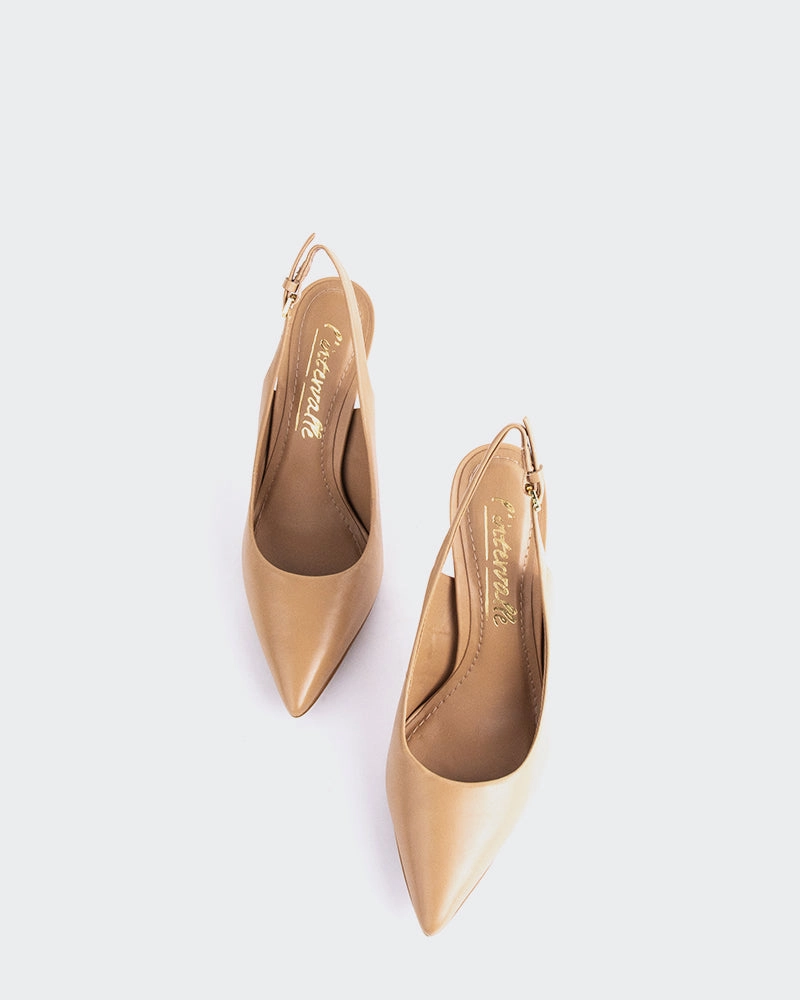 Morisha Camel Leather Jessica Simpson High Heels