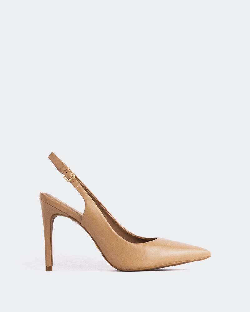 High Heels Special Occasions Morisha Camel Leather