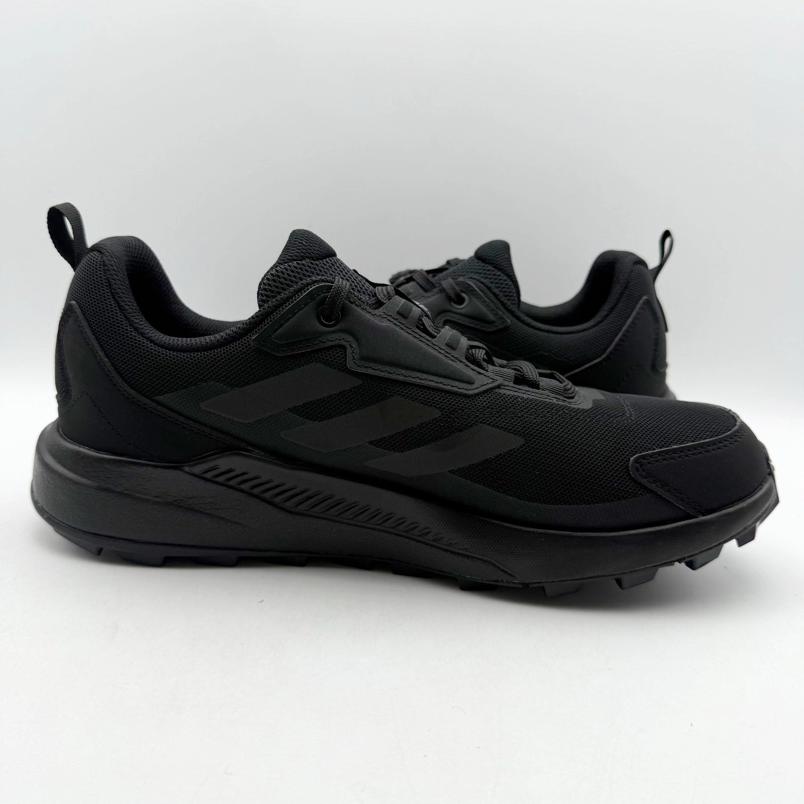 Non Leather Climbing Shoes Adidas Mens Terrex Anylander Hiking Sneakers US 9 Black Athletic NIB