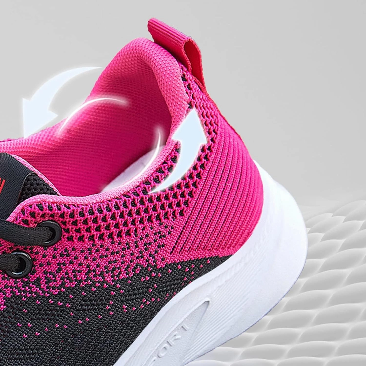 Comfort Walking Sneakers Musabela Orthopedic Shoes for Women Comfortwear Ortho Shoes for Women Plantar Fasciitis Walking Tennis Shoe Arch Support Air Cushion Running Shoe Mesh Breathable Gym Work Fashion Stretch Sneakers