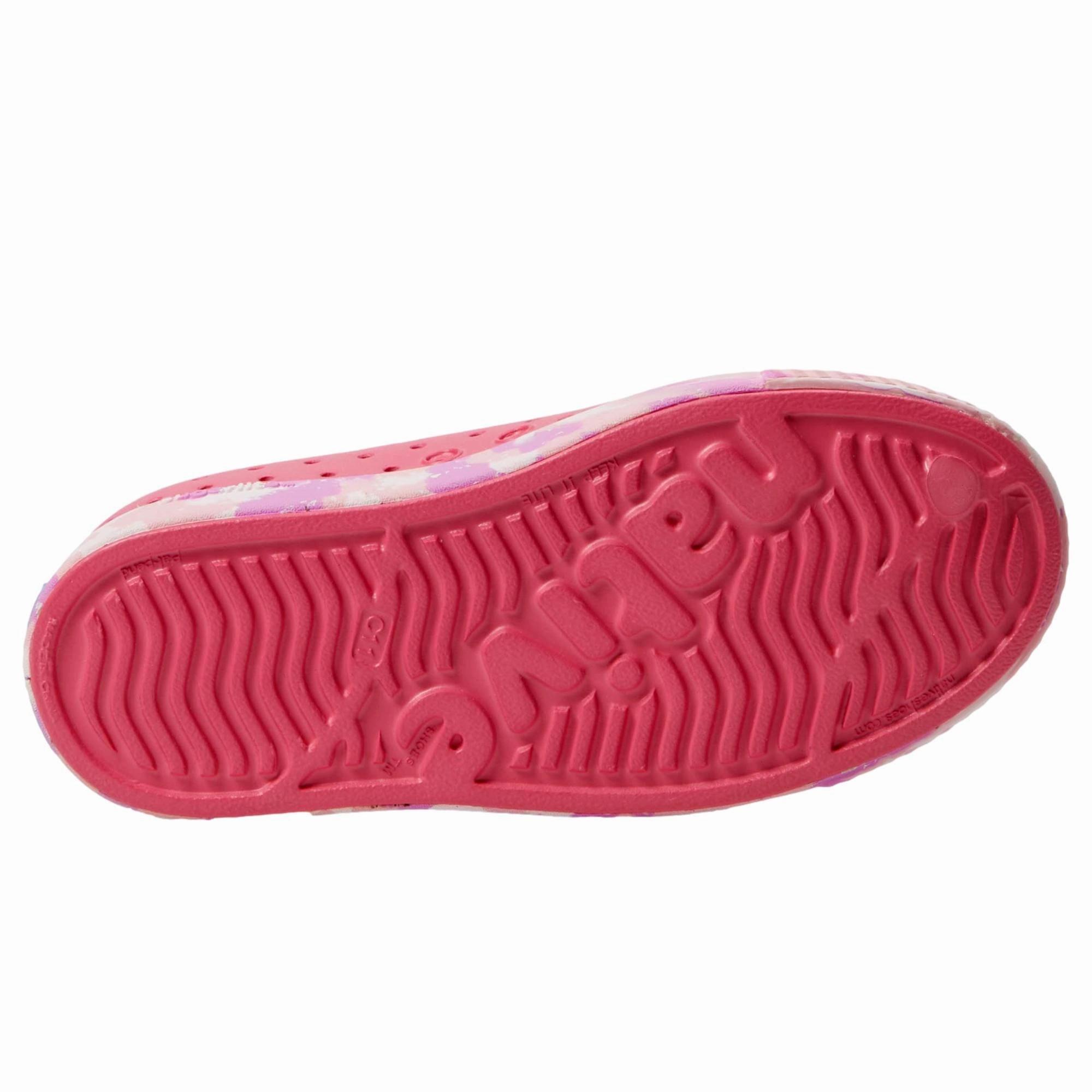 Waterproof Shoes Amsterdam Native Shoes Jefferson Sugarlite Marbled Dazzle Pink / Winterberry Princess Marble  12111510-5711 Pre-School