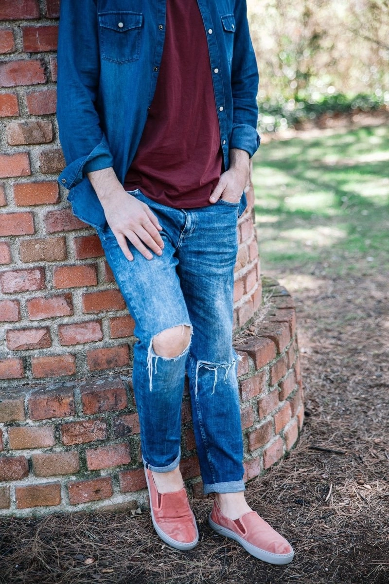 Natural World Men's Old Gazelle Black Asahi Deck Slip On