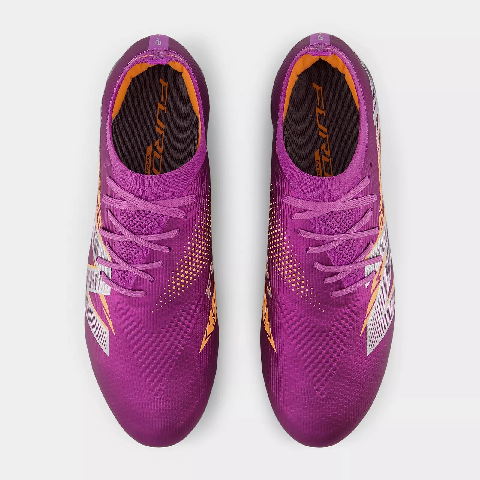 Football Cleat Vs Soccer Cleat New Balance Furon Elite V8 2E Wide Firm Ground Soccer Cleats - Energy Rush Pack (SP25)