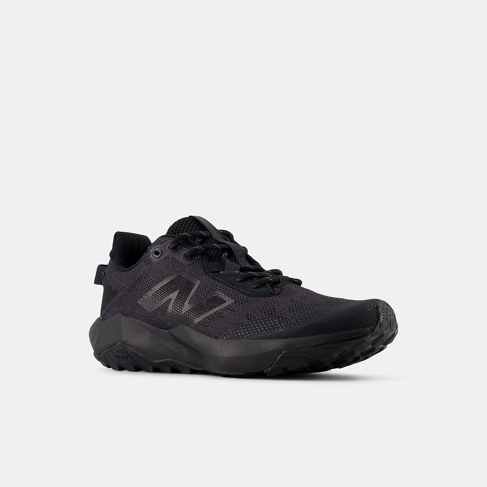 Fastest Trail Running Shoes New Balance Kid's Dynasoft Nitrel V6 Triple Black Running Shoes